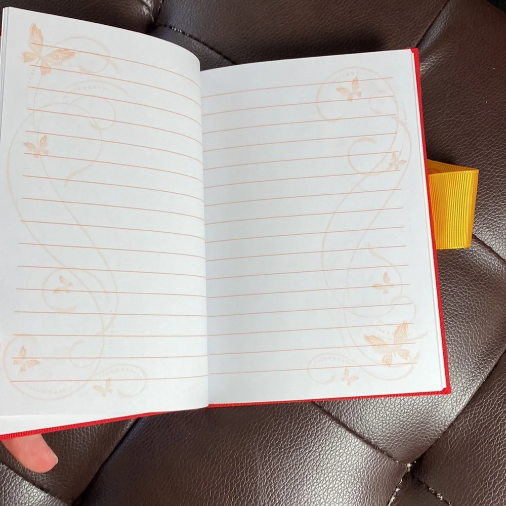 Red and Yellow Butterfly Journal Notebook